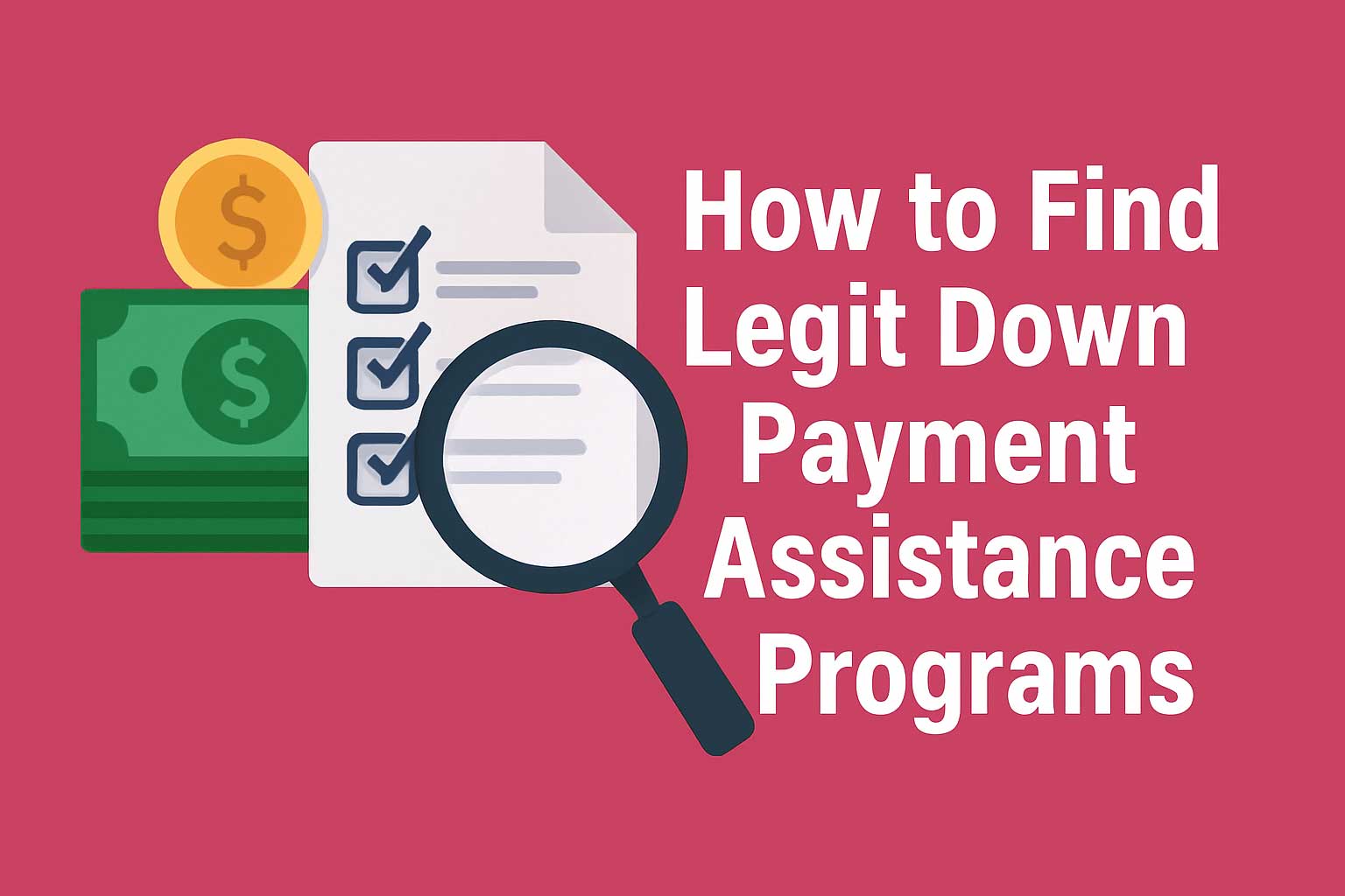 How To Find Legit Down Payment Assistance Programs
